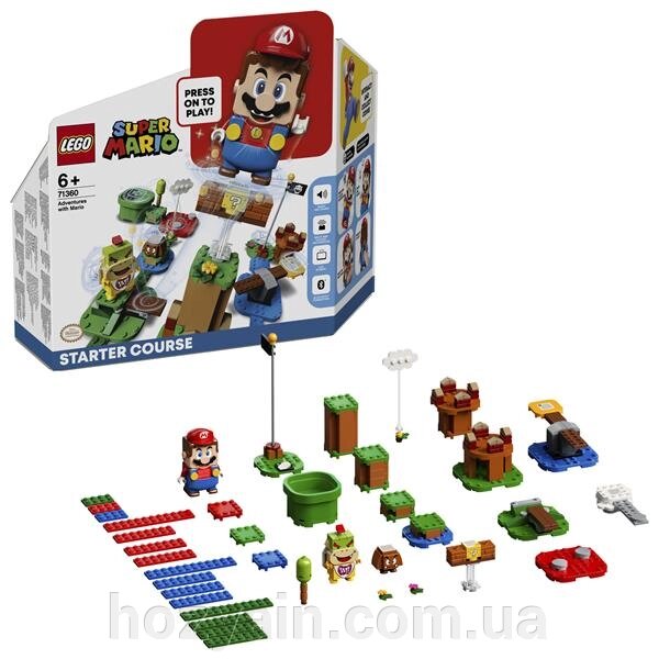 Конструктор LEGO Super Mario Пригоди з Маріо Стартовий набір з фігуркою 231 деталь (71360) від компанії hozyain. com. ua - фото 1