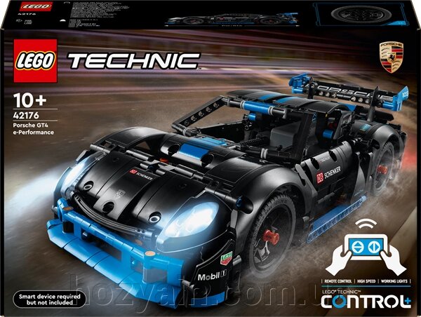 Конструктор LEGO Technic Автомобіль для перегонів Porsche GT4 e-Performance 834 деталі (42176) від компанії hozyain. com. ua - фото 1