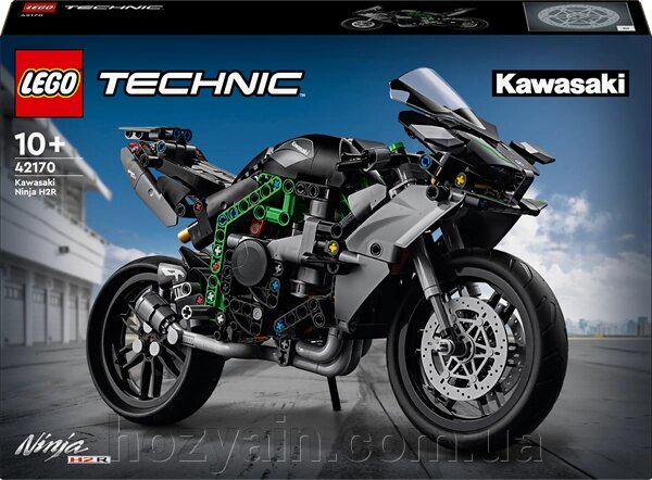 Конструктор LEGO Technic Мотоцикл Kawasaki Ninja H2R 643 деталі (42170) від компанії hozyain. com. ua - фото 1