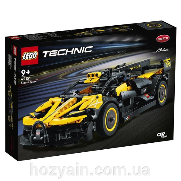 Конструктор LEGO Techniс Bugatti Bolide 905 деталей (42151) від компанії hozyain. com. ua - фото 1