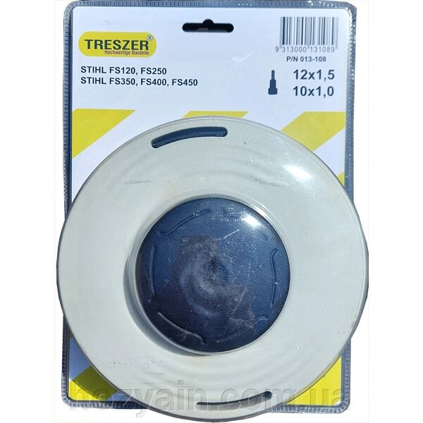 Косильна голівка TRÉSZER мотокоси ST FS120, FS250, TL43, TL52 10х1,25, 10x1,0 (013-108) від компанії hozyain. com. ua - фото 1