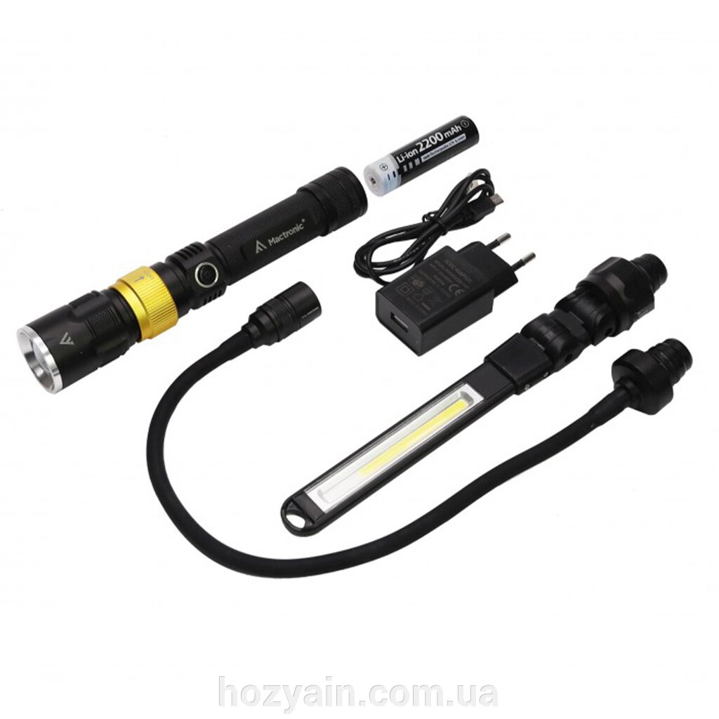 Ліхтар професійний Mactronic Beemer 4 (350 Lm + UV 390 nm) Ultraviolet Focus USB Recharg (PWL0021) від компанії hozyain. com. ua - фото 1