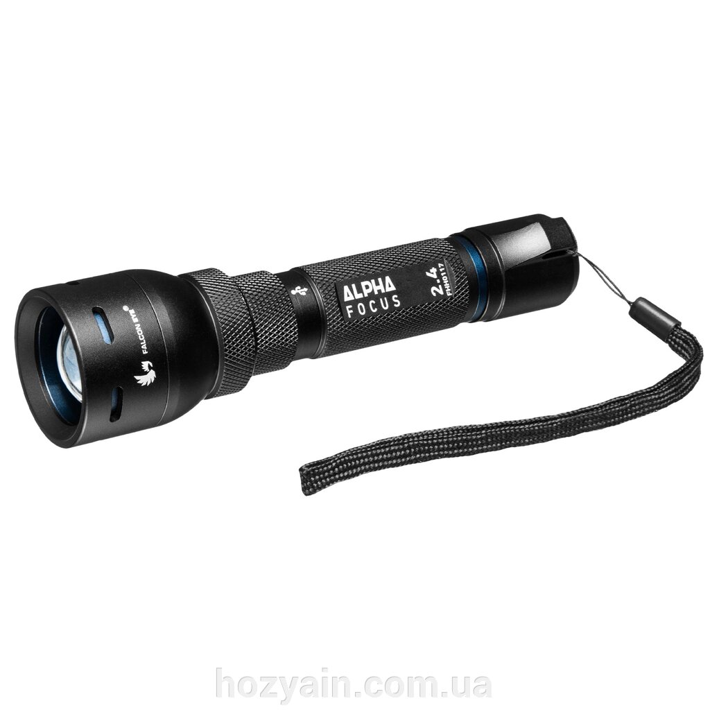 Ліхтар тактичний Falcon Eye Alpha 2.4 (500 Lm) Focus USB Rechargeable (FHH0116) від компанії hozyain. com. ua - фото 1