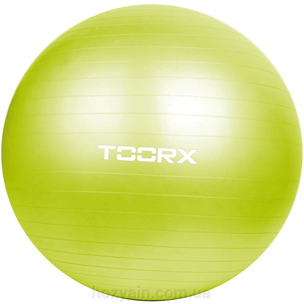 М'яч для фітнесу Toorx Gym Ball 65 cm Lime Green (AHF-012) від компанії hozyain. com. ua - фото 1