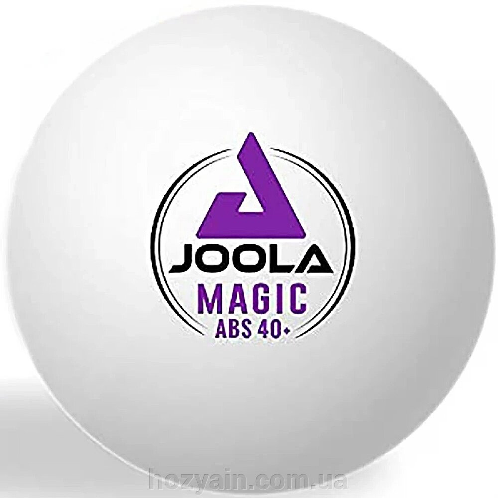 М'ячі для настільного тенісу Joola Magic ABS 40+ White 72 шт (44216) від компанії hozyain. com. ua - фото 1