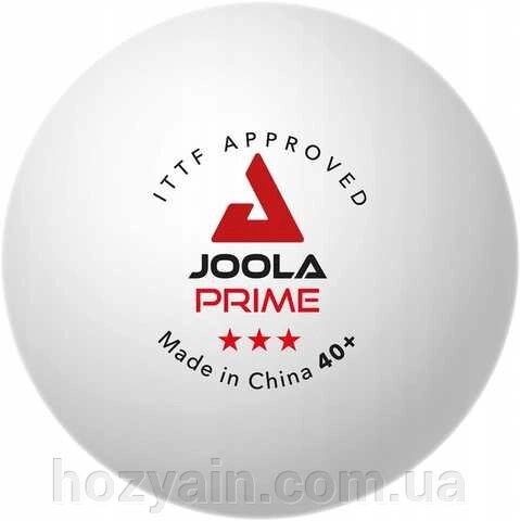 М'ячі для настільного тенісу Joola Prime 40+ White 6 шт (40031) від компанії hozyain. com. ua - фото 1