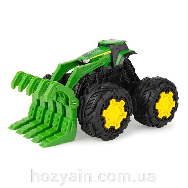 Машинка Трактор John Deere Kids Monster Treads з ковшем і великими колесами (47327) від компанії hozyain. com. ua - фото 1