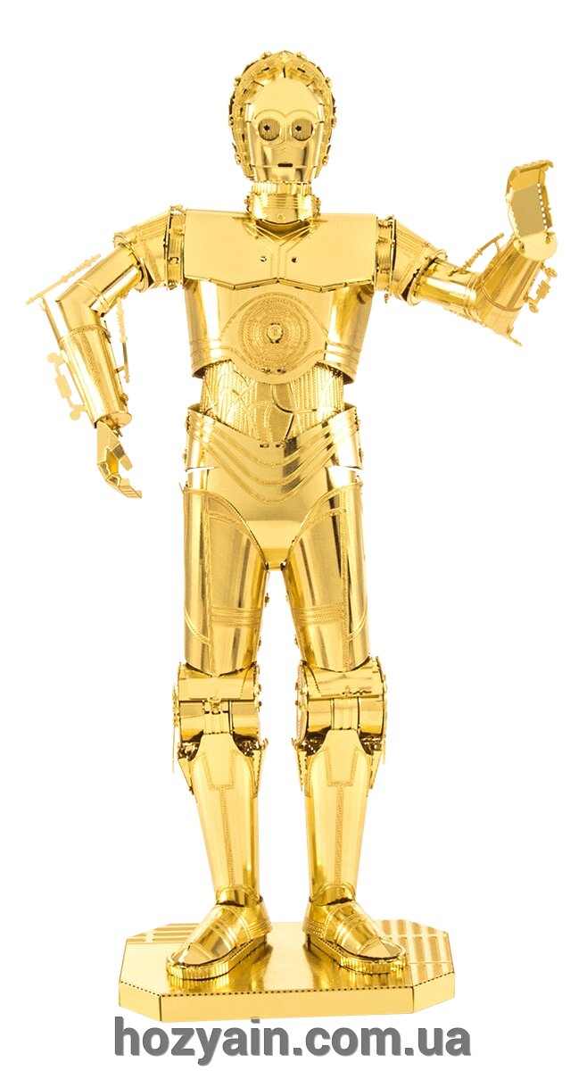 Металевий 3D конструктор "Дроїд Star Wars Gold C-3PO" Metal Earth MMS270 від компанії hozyain. com. ua - фото 1