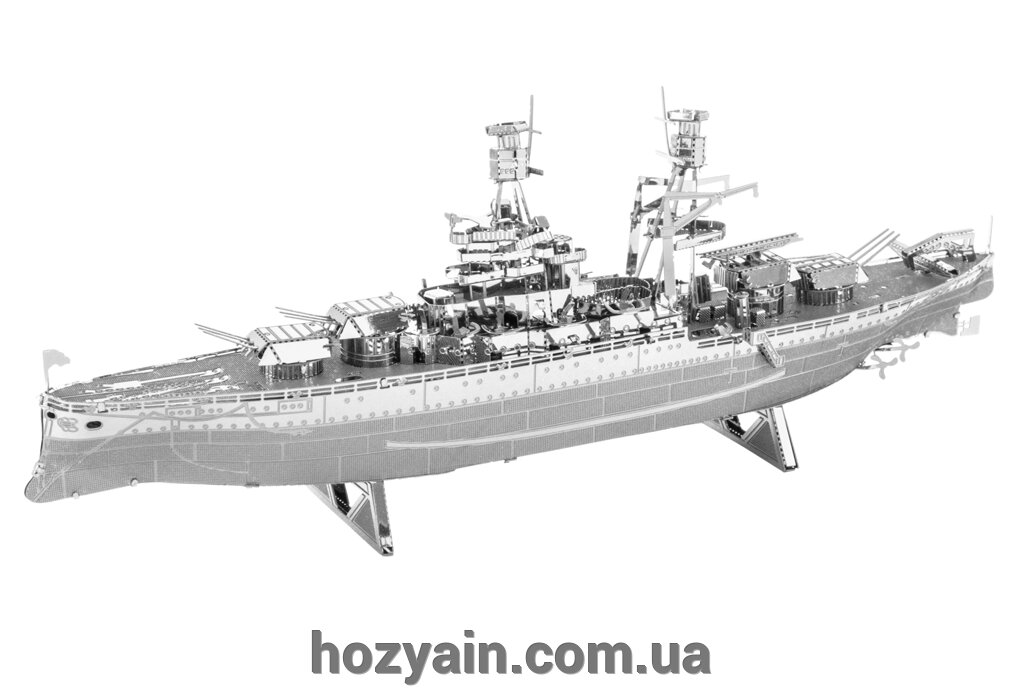 Металевий 3D конструктор "Лінійний корабель USS Arizona" Metal Earth MMS097 від компанії hozyain. com. ua - фото 1