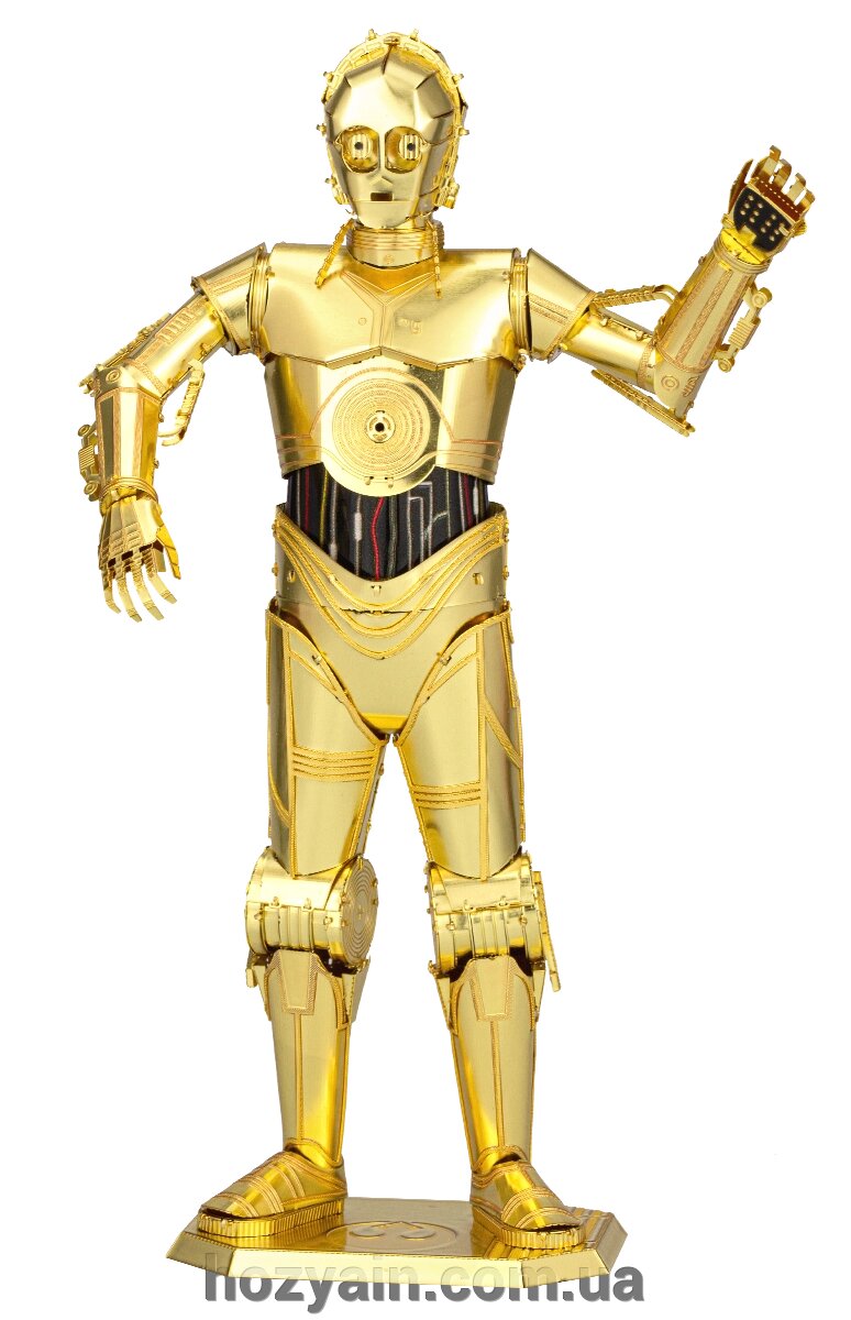 Металевий 3D конструктор "Star Wars C-3PO" Metal Earth ICX229 від компанії hozyain. com. ua - фото 1