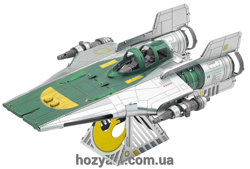 Металевий 3D конструктор "Star Wars - Resistance A-Wing Fighter" Metal Earth MMS416 від компанії hozyain. com. ua - фото 1