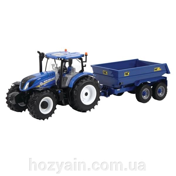 Модель Britains Трактор New Holland T6 з причепом-самоскидом NC Tilt 1:32 (43268) від компанії hozyain. com. ua - фото 1