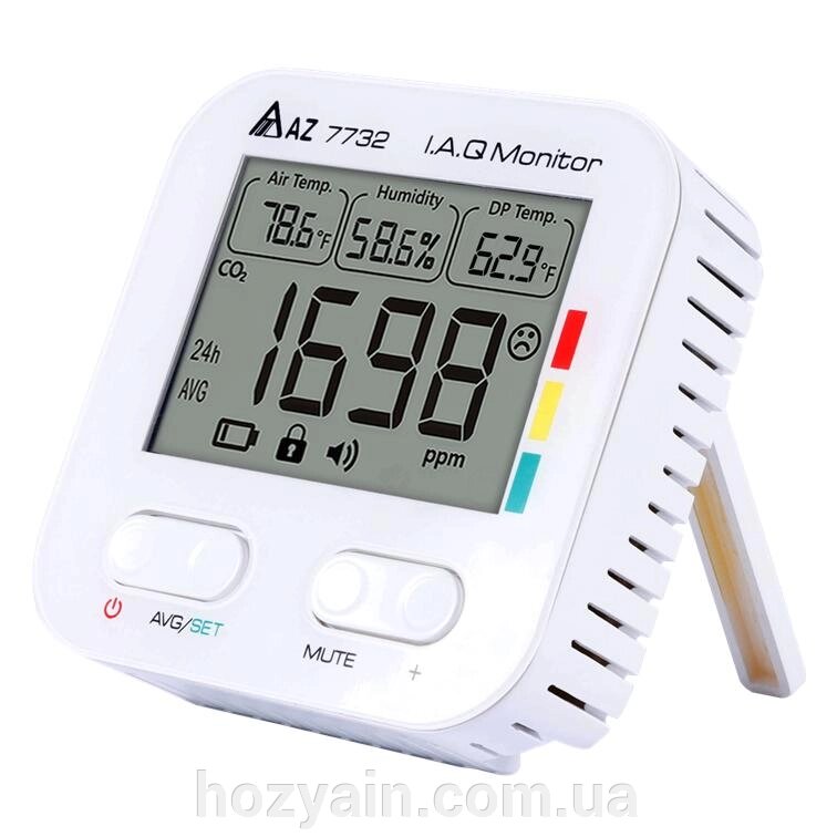 Монітор CO2 RH Temp для приміщень AZ-7732 від компанії hozyain. com. ua - фото 1