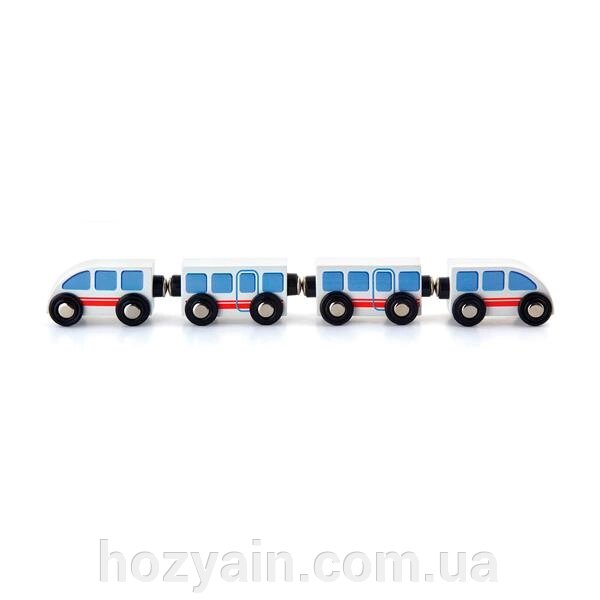 Набір для залізниці Viga Toys Експрес-поїзд (50818) від компанії hozyain. com. ua - фото 1