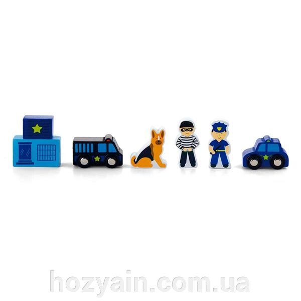 Набір для залізниці Viga Toys Поліцейська дільниця (50814) від компанії hozyain. com. ua - фото 1