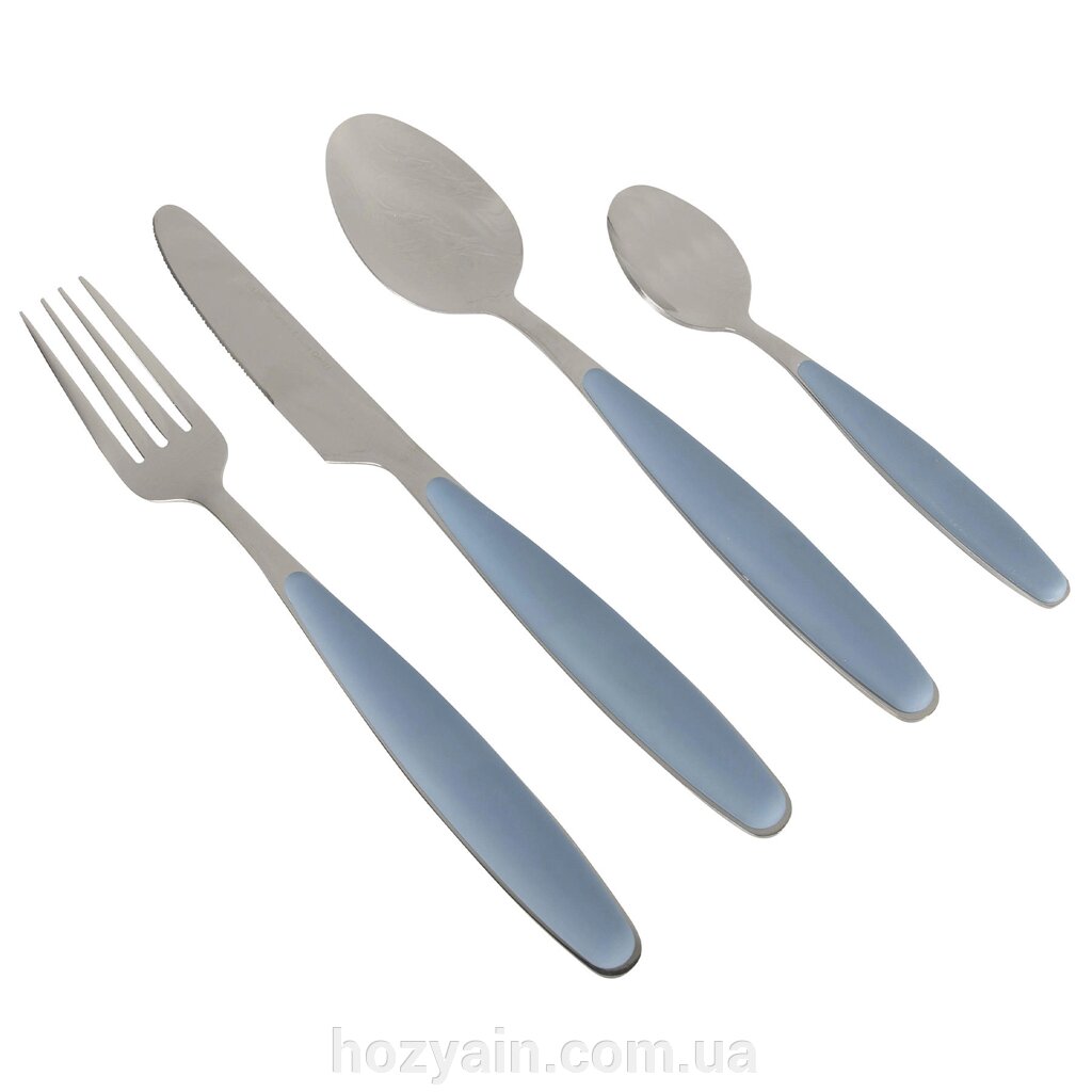 Набір столових приборів Gimex Cutlery Colour 16 Pieces 4 Person Blue (6910171) від компанії hozyain. com. ua - фото 1