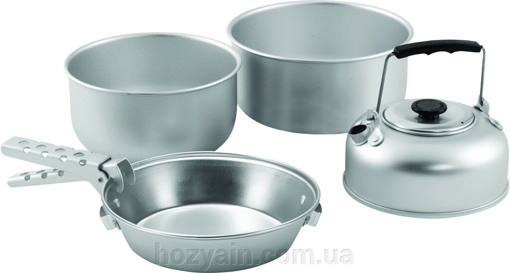 Набір туристичного посуду Easy Camp Adventure Cook Set L Silver (580039) від компанії hozyain. com. ua - фото 1