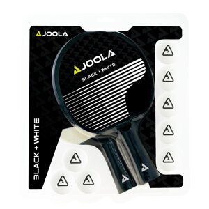 Набір для настільного тенісу Joola Black White 2 Bats 8 Balls (54817)