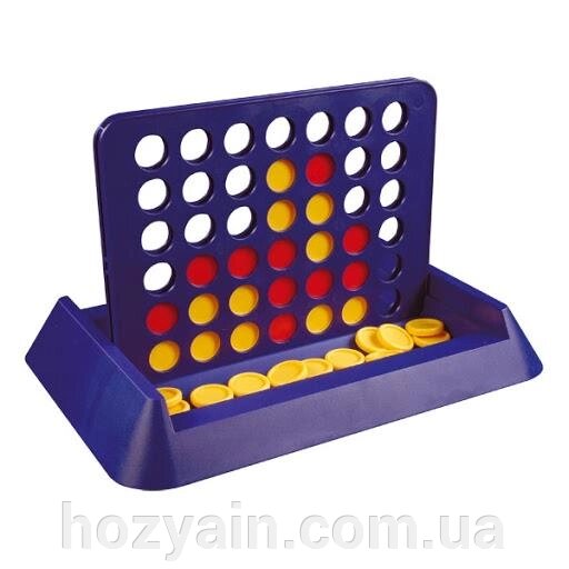 Настільна гра Edu-Toys Чотири в ряд (GM004) від компанії hozyain. com. ua - фото 1