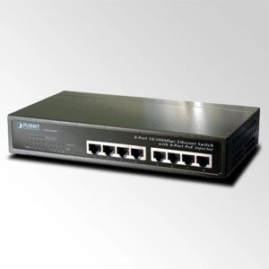 Некерований комутатор PoE Planet FSD-804P-EU (8-Port 10/100Mbps with 4-Port PoE) FSD-804P-EU