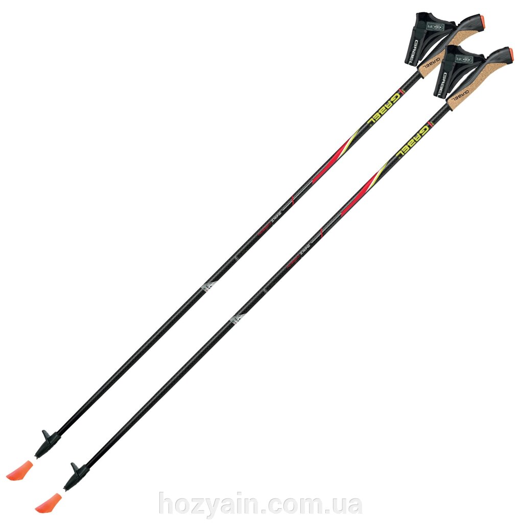 Палиці для скандинавської ходьби Gabel FX-75 Snake Carbon 110 Dual Spike (7008351011100) від компанії hozyain. com. ua - фото 1