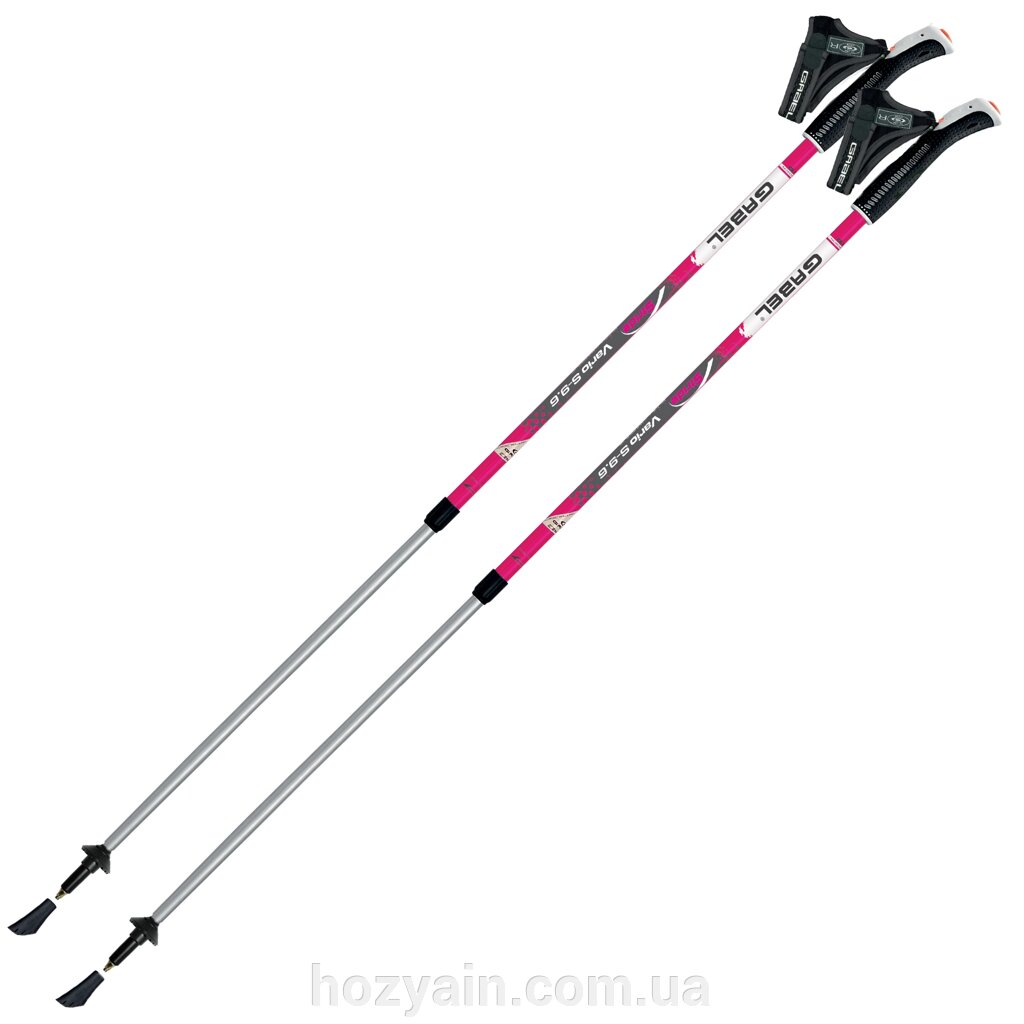 Палиці для скандинавської ходьби Gabel Vario S-9.6 Fucsia (7008350620000) від компанії hozyain. com. ua - фото 1