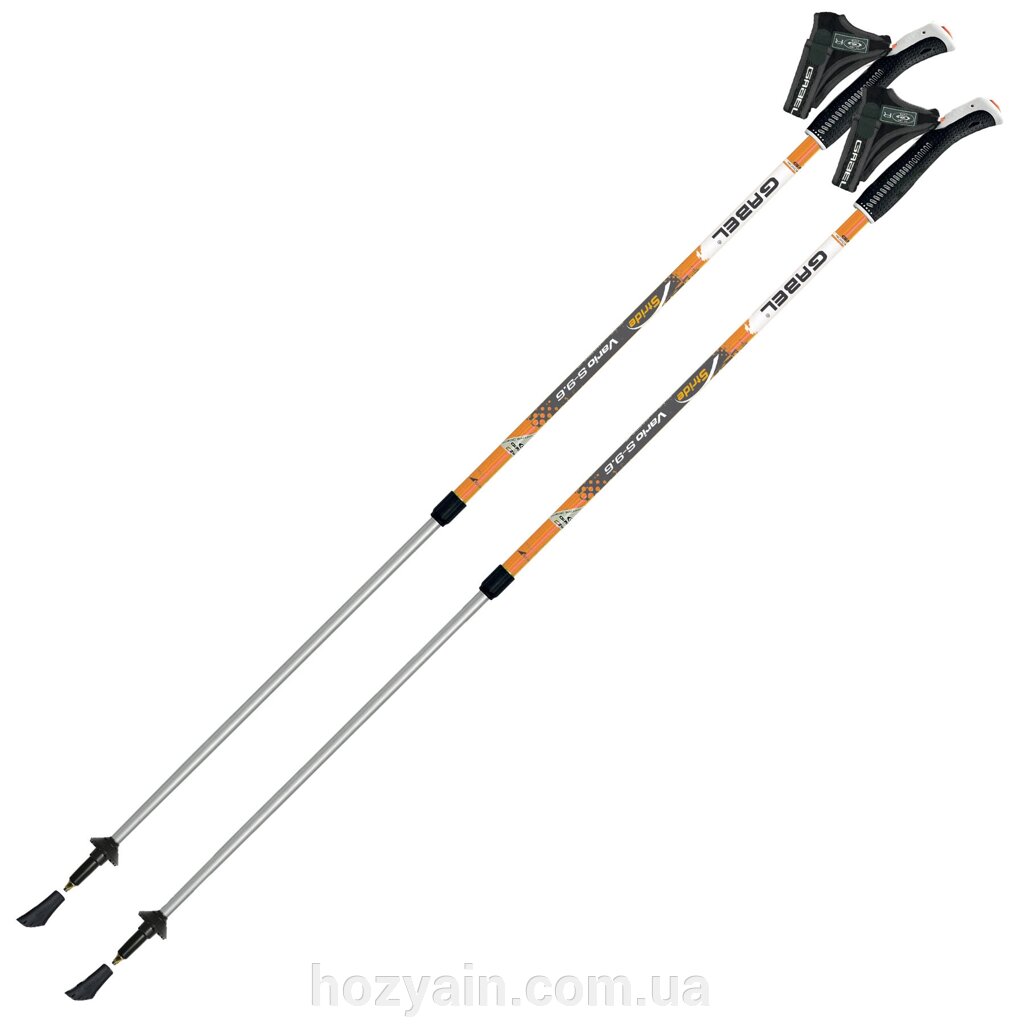 Палиці для скандинавської ходьби Gabel Vario S-9.6 Orange (7008350550000) від компанії hozyain. com. ua - фото 1