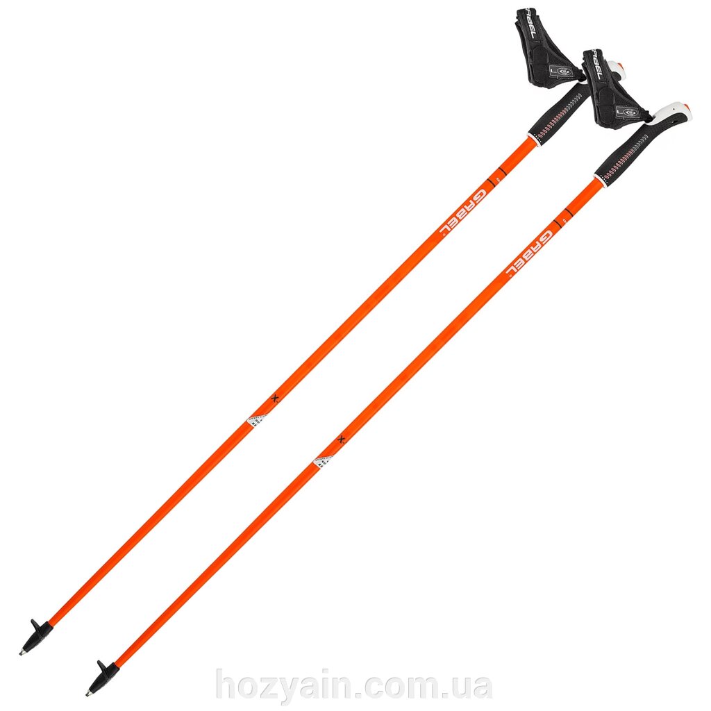 Палиці для скандинавської ходьби Gabel X-1.35 Red/Orange 105 (7009361141050) від компанії hozyain. com. ua - фото 1