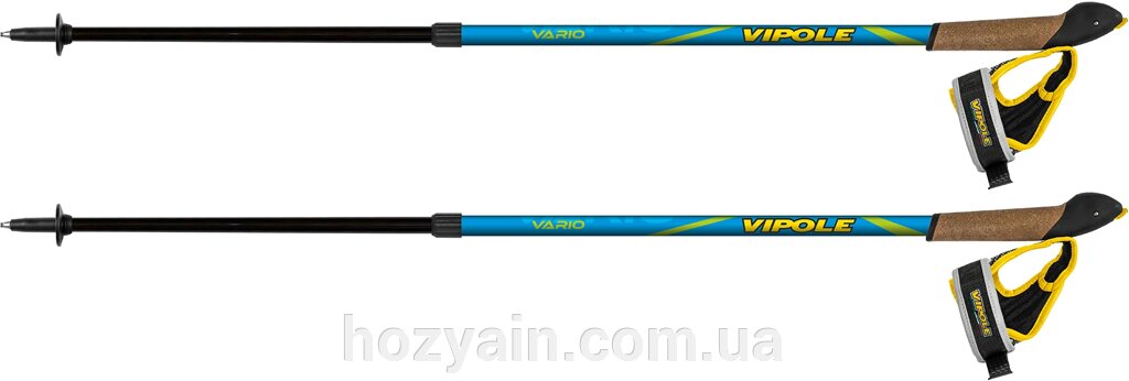 Палиці для скандинавської ходьби Vipole Vario Novice Blue/Green (S20 33) від компанії hozyain. com. ua - фото 1