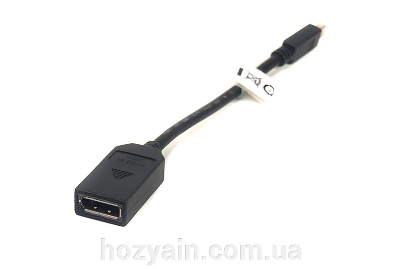 Перехідник PowerPlant mini DisplayPort (Thunderbolt) - DisplayPort, 0.2 м CA910472 від компанії hozyain. com. ua - фото 1