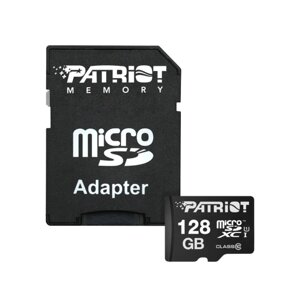 Карта памяті Apacer microSDXC 128GB UHS-I Class 10 + SD-adapter