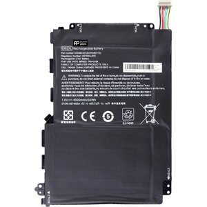 Акумулятор PowerPlant для ноутбуків HP Pavilion X2 12 (GI02XL) 7.6V 4000mAh NB461738