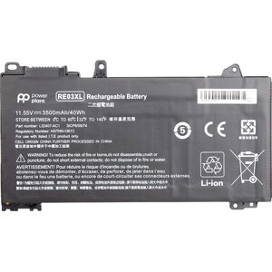 Акумулятор PowerPlant для ноутбуків HP ProBook 440 G6 (RE03XL, HSTNN-0B1C) 11.55V 3500mAh NB461509