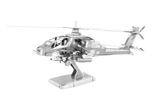 Металевий 3D конструктор "Ударний вертоліт AH-64 Apache" Metal Earth MMS083