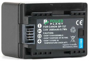 Акумулятор PowerPlant Canon BP-727 Chip 2685mAh DV00DV1386