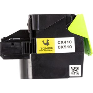 Картридж PowerPlant Lexmark CX410de YL (CX410/CX510) (з чипом) PP-TFL288Y