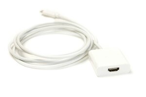 Відео кабель PowerPlant HDMI female - USB Type-C, 1.8м KD00AS1271