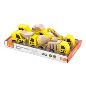 Набір машинок Viga Toys Будтехніка 6 шт. (50541)