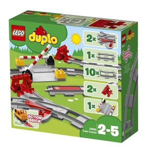 Конструктор LEGO DUPLO Trains Залізничні колії 23 деталі (10882)