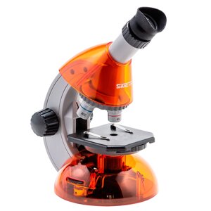 Микроскоп детский с адаптером для смартфона SIGETA MIXI 40x-640x ORANGE