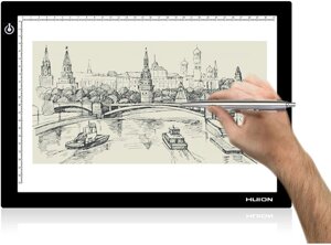 LED планшет (світлокопіювальний) Huion L4S + рукавичка L4S