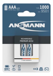 Акумулятор Ansmann AAA 4 X 1000 mAh NiMH maxE PREMIUM