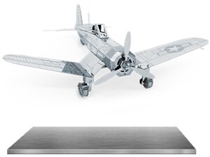 Металевий 3D конструктор "Літак F4U Corsair" Metal Earth MMS035