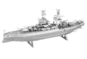 Металевий 3D конструктор "Лінійний корабель USS Arizona" Metal Earth MMS097