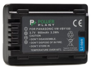 Акумулятор PowerPlant Panasonic VW-VBY100 900mAh DV00DV1387