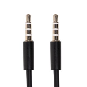 Аудіо кабель PowerPlant mini jack 3.5 мм 4 pin M-M, 1.2 м CA913053