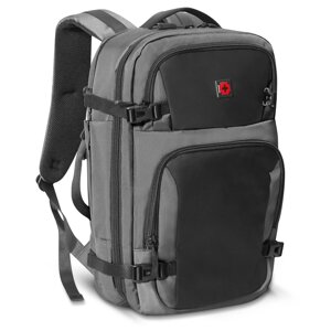 Сумка-рюкзак Swissbrand Houston 21 Grey (SWB_BL21HOU603U), Сірий
