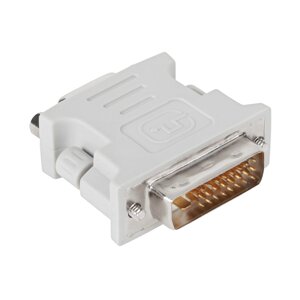 Перехідник PowerPlant DVI-D M - VGA F, білий CA910298
