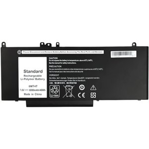 Акумулятор PowerPlant для ноутбуків DELL Inspiron 14 5000 Series (6MT4T) 7.6V 6000mAh NB441242