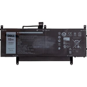 Акумулятор для ноутбуків DELL Latitude 9510 (N7HT0) 7.6V 6500mAh (original) NB441693